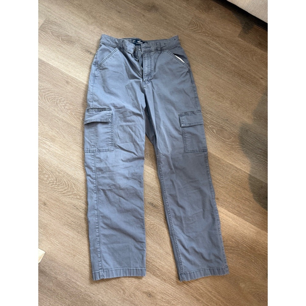 Hollister Women's Blue Cargo Pants 27 regular